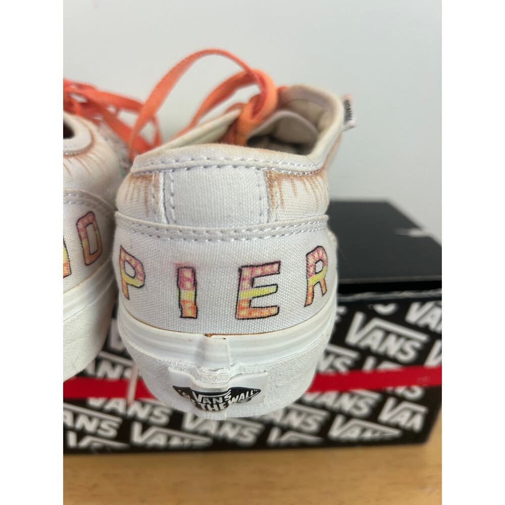 VANS Custom Painted Sneakers Clowns Casino Pier Seaside Heights NJ Men's 9 - Picture 5 of 11